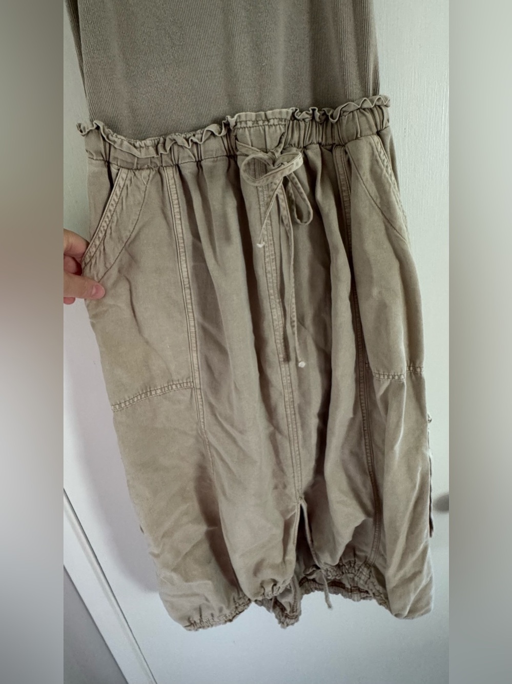 Daily Practice Anthropologie Be Bold Racerback Twofer Cargo Midi Dress - Picture 4 of 10